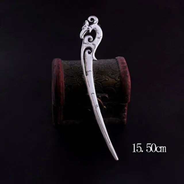 1PC New Vintage Women Hair Sticks Pins Elegance Silver Alloy Geometric Girls Headbands Lady Gift Barrettes Hair Clip Accessories
