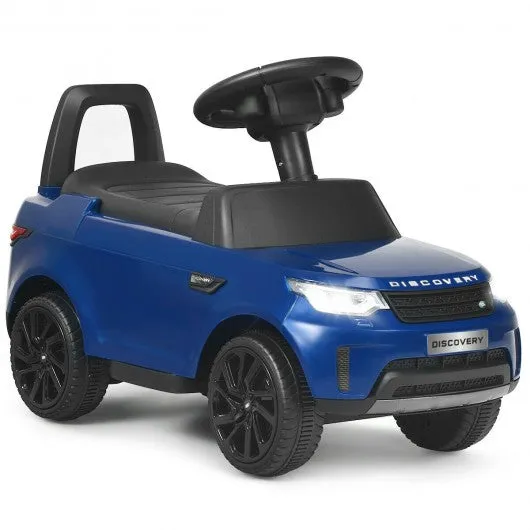 2-in-1 6V Land Rover Licensed Kids Ride On Car-Blue