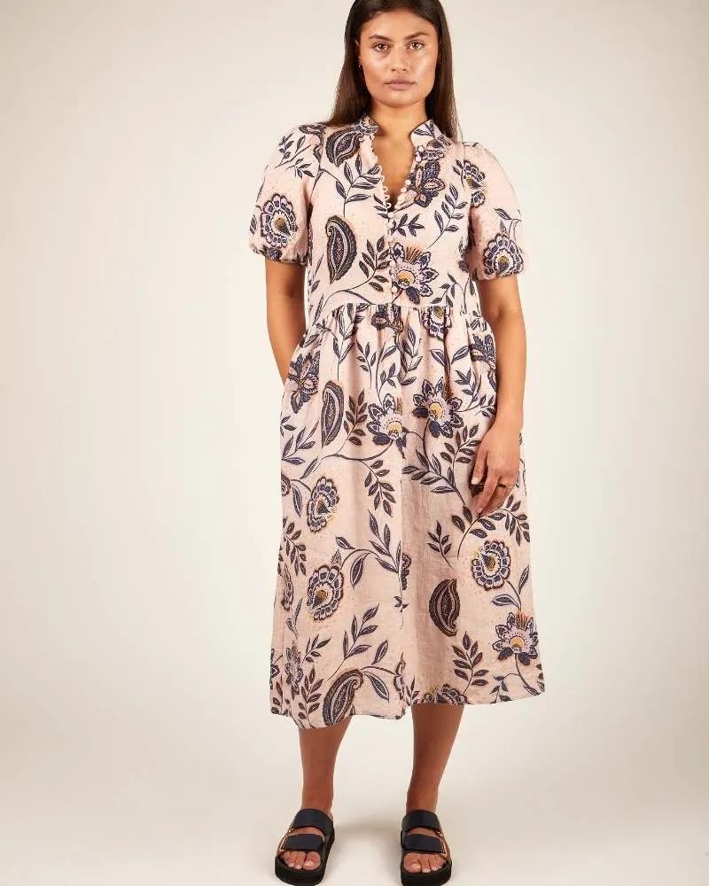 Byron Dress - Sarasa Navy
