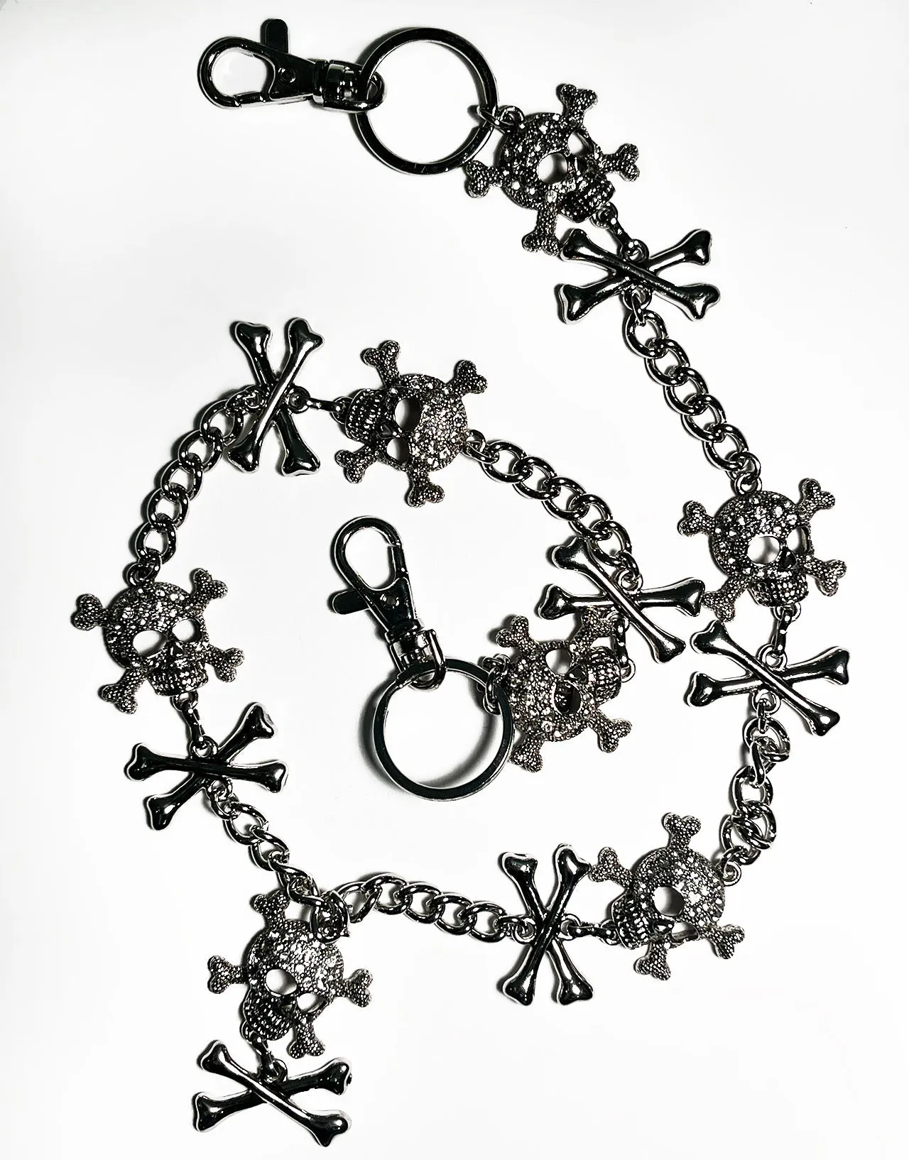 DIAMOND SKULL WALLET CHAIN