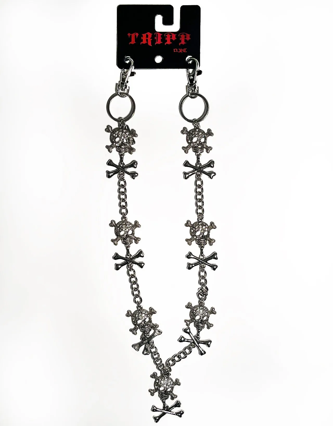 DIAMOND SKULL WALLET CHAIN