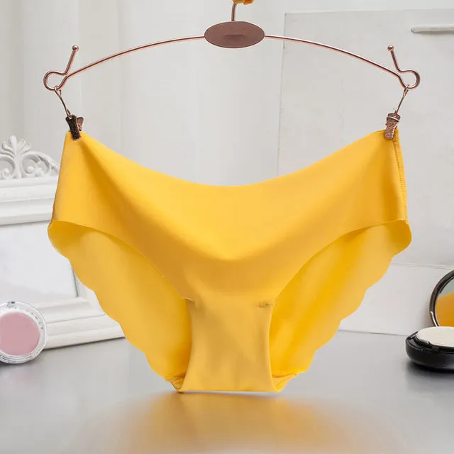 HOT SALE Ultra-thin Comfort Underwear women Seamless Panties for women seamless cotton Briefs women Low-Rise ruffles undewear
