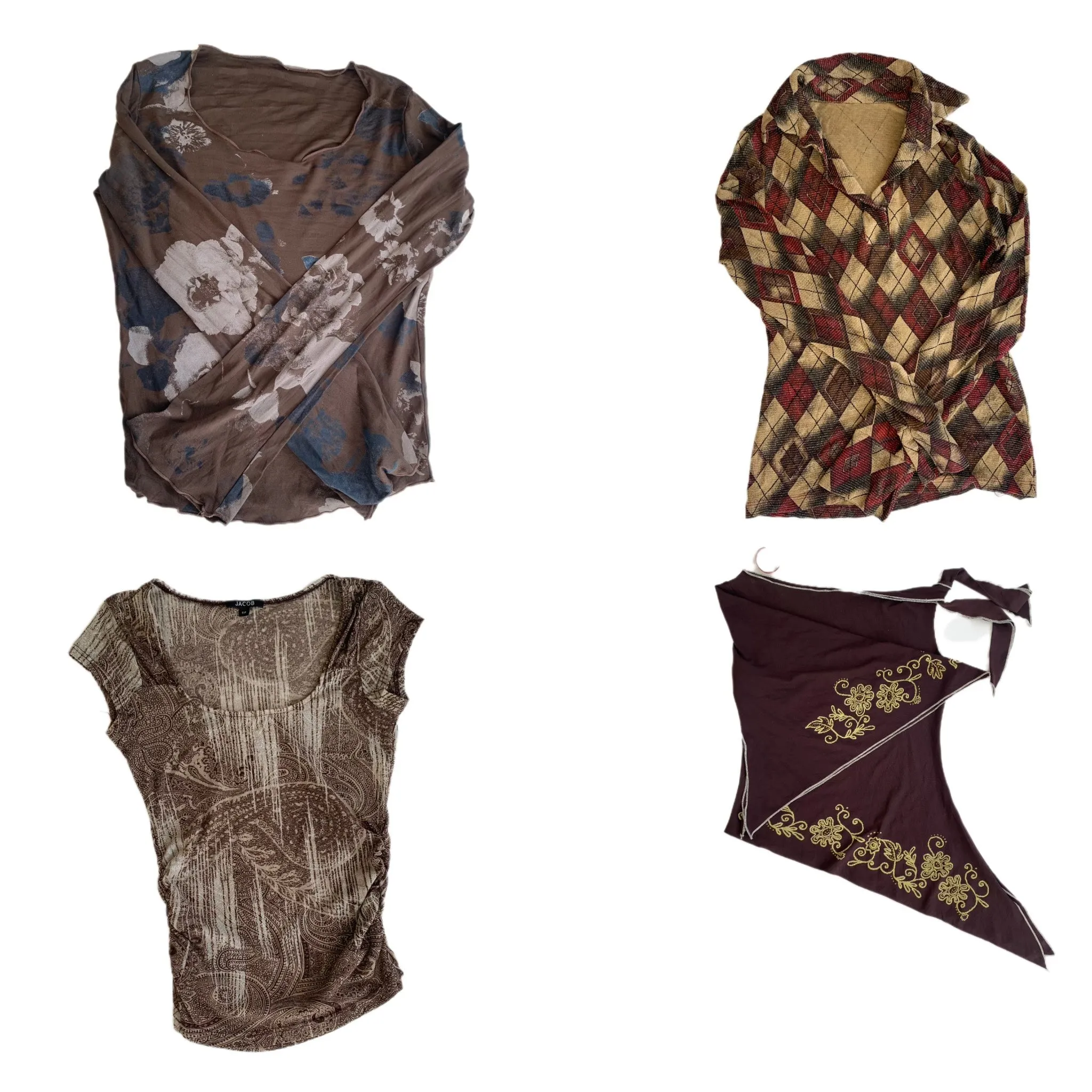 Italian Bale Autumn Y2K Tops(SS-031)
