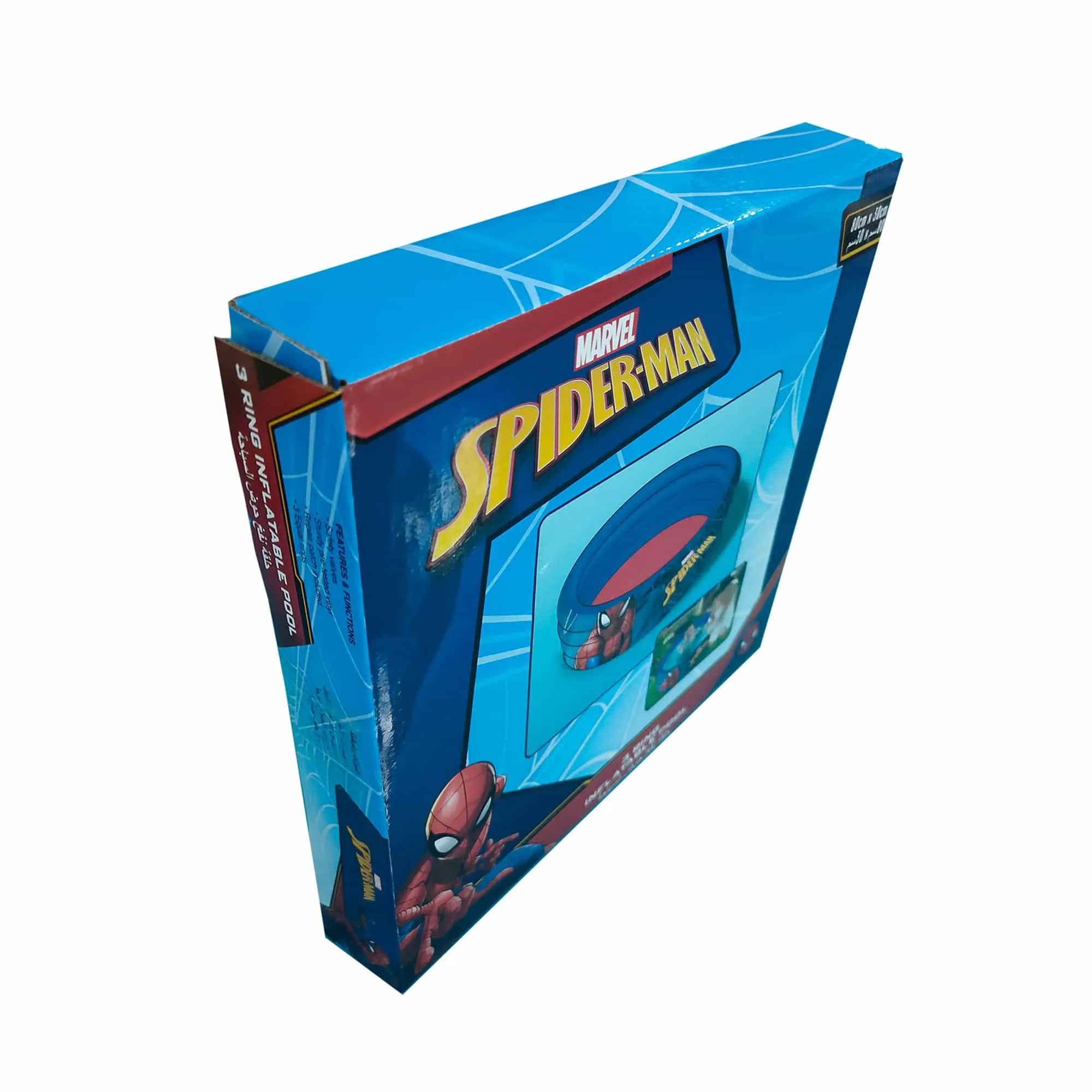 Marvel Spiderman Inflatable Swimming Pool for Kids, 3 Rings Kiddie Pool for Toddlers Infant Baby for Backyard Indoor Outdoor Pool Party Games || 3-8 Years