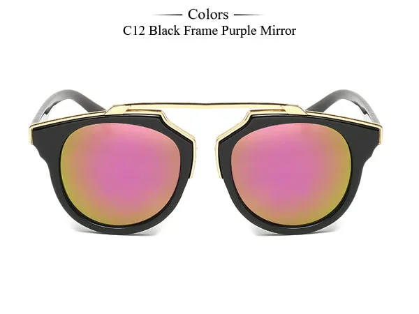 New Fashion Cat Eye Sunglasses Women Brand Designer Vintage Sun Glasses Men Woman UV400 Glasses Oculos De Sol Feminino MA017