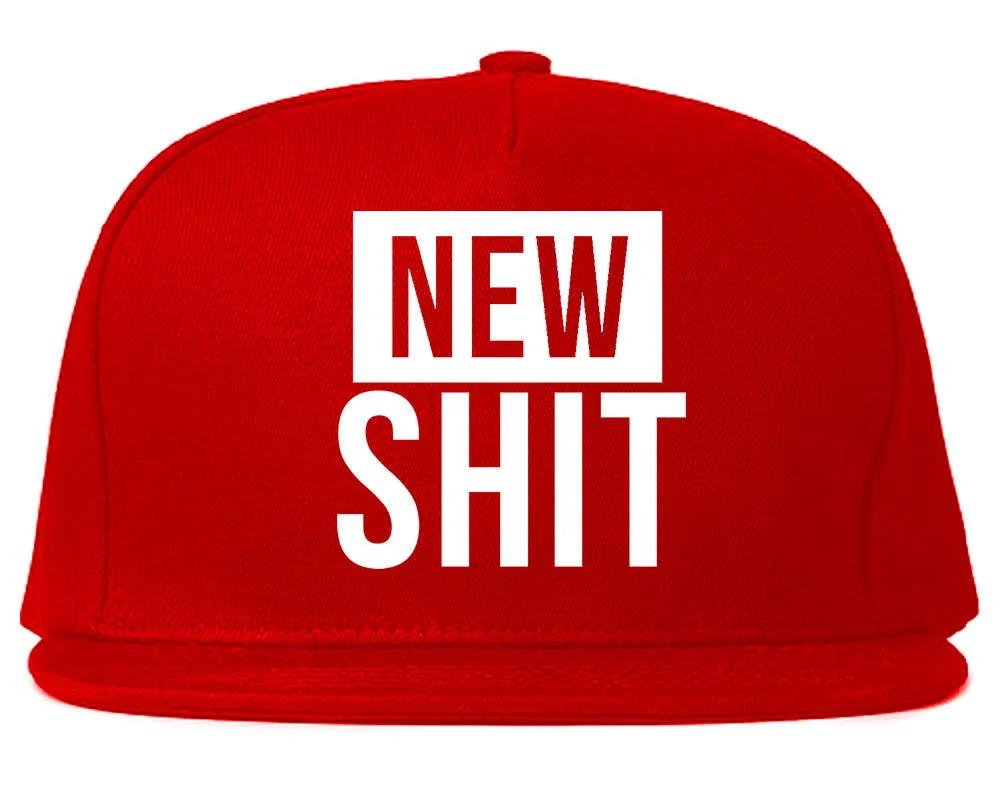 New Shit Snapback Hat Cap