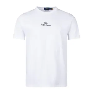Polo Ralph Lauren Embroidered Logo White T-Shirt