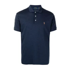 Polo Ralph Lauren Embroidery Logo Spring Navy Polo Shirt