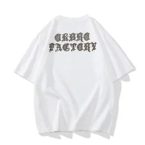 Print Comfortable Versatile Loose Fit Short Sleeve Tee