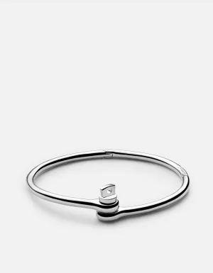 Thin Reeve Cuff, Sterling Silver